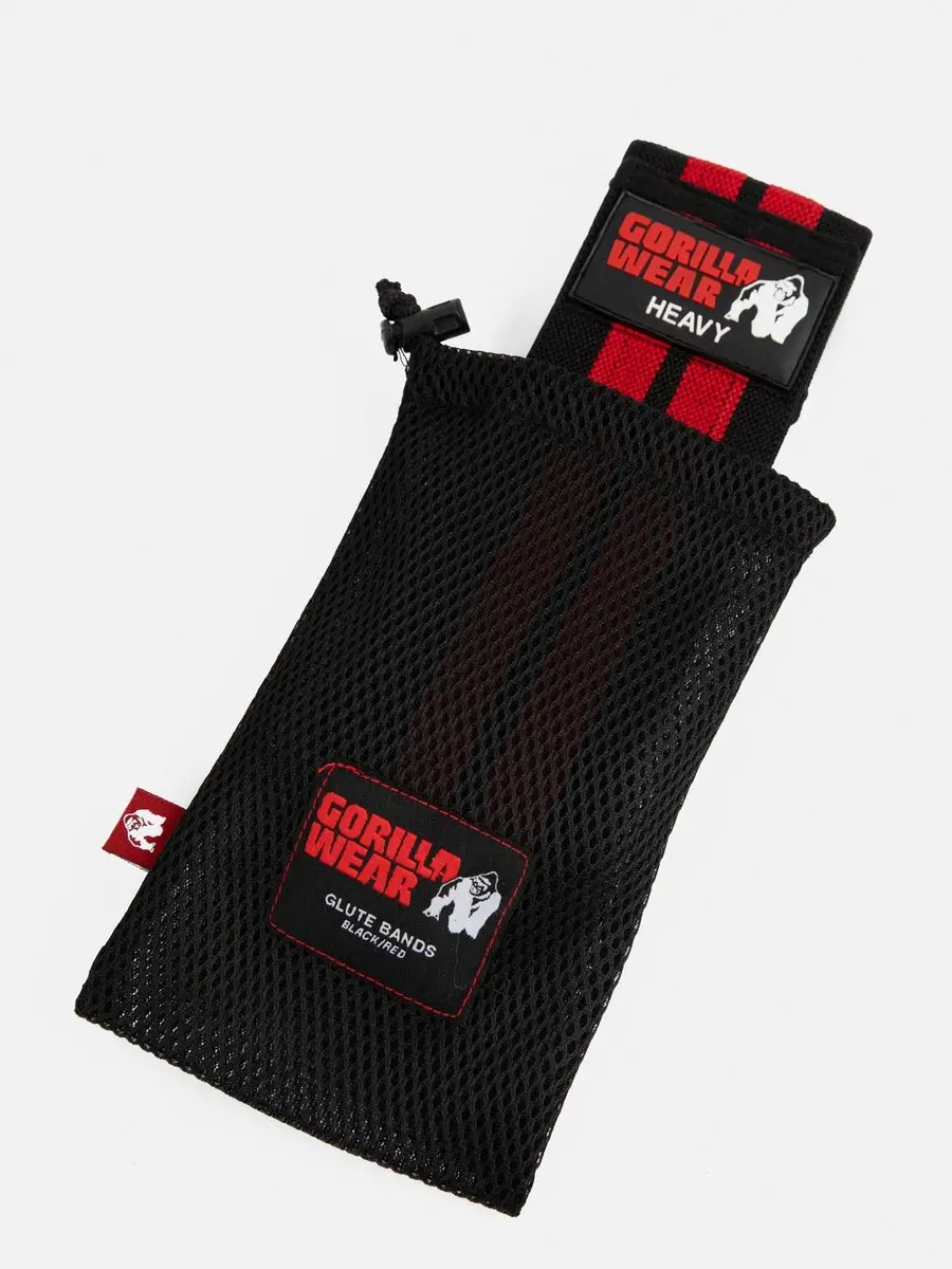 Gorilla Wear Glute Bands Set 3 Stuks - Zwart/Rood/Grijs