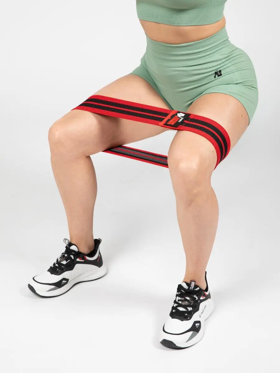 Gorilla Wear Glute Bands Set 3 Stuks - Zwart/Rood/Grijs