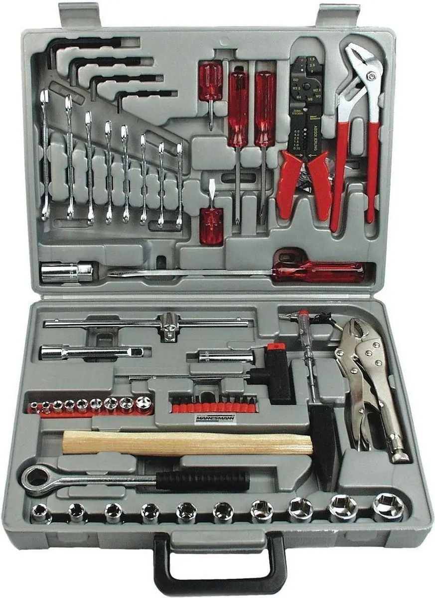 Brüder Mannesmann DS29410 Gereedschapset 100-delig