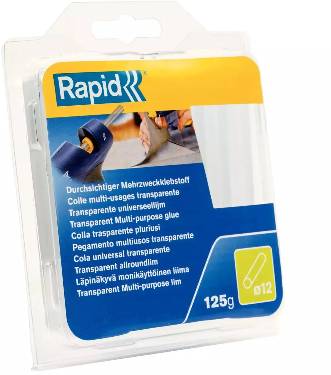 Rapid 12mm Universele Lijmpatronen 125ml