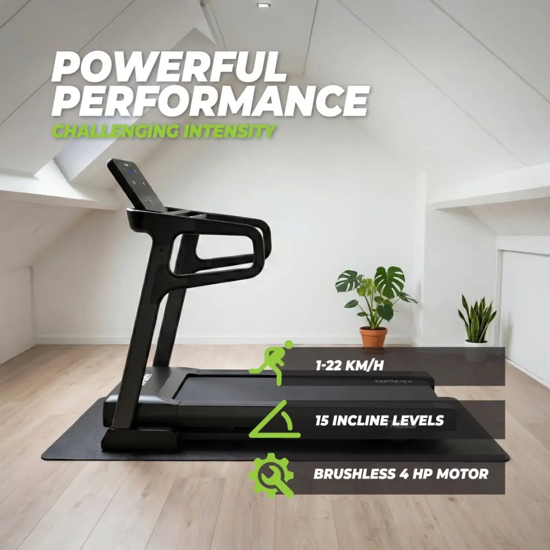 Virtufit TR600i Loopband - 22 km/u - 15% Helling - 40 Programma's - Zwart - afbeelding 6 van 6