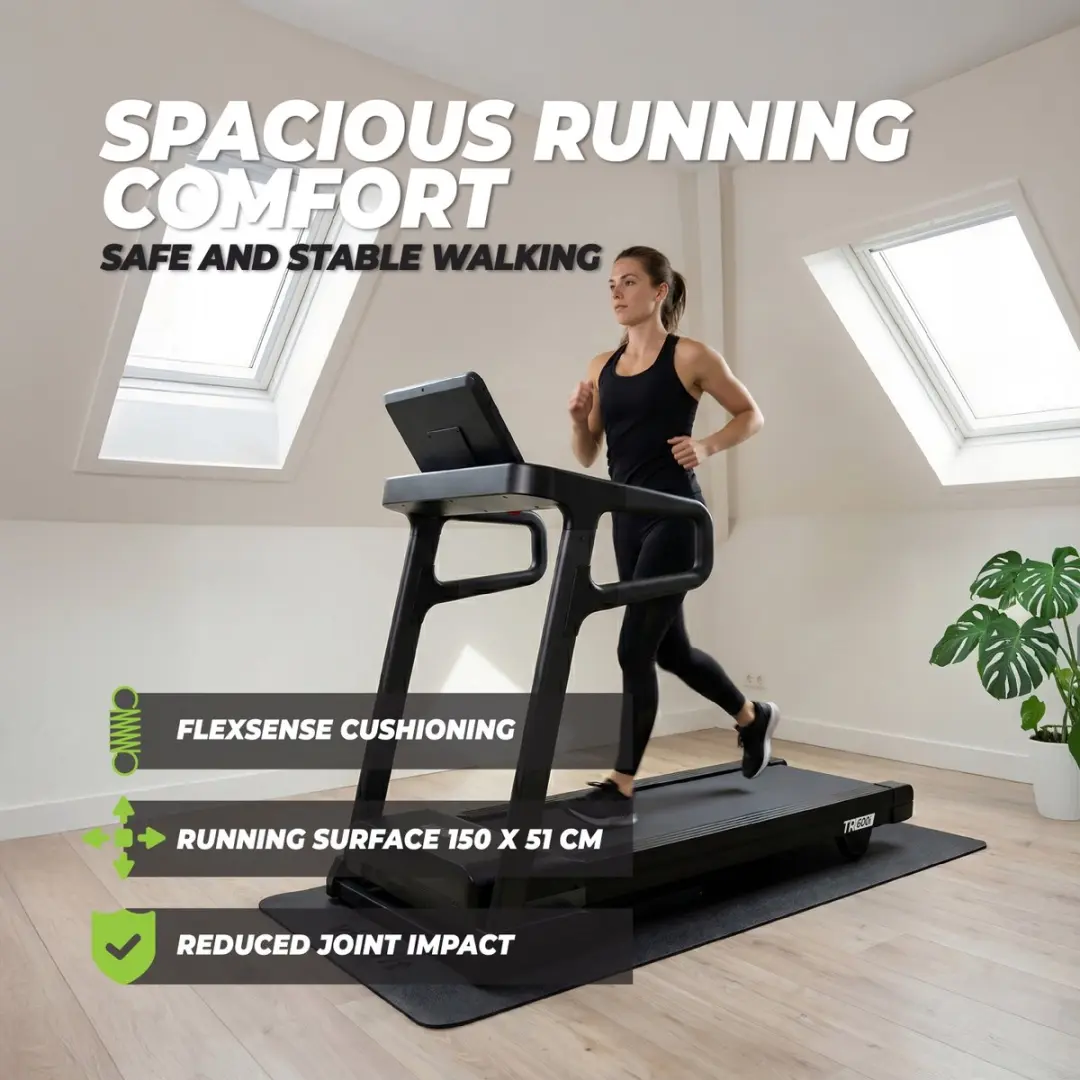 Virtufit TR600i Loopband - 22 km/u - 15% Helling - 40 Programma's - Zwart