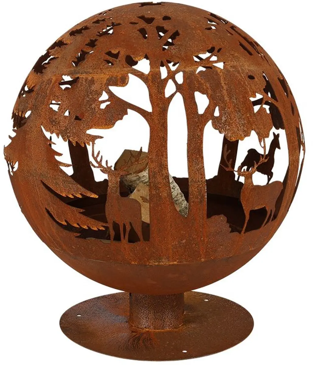 Esschert Design Vuurschaal 57.5cm - Laser gesneden - Roest
