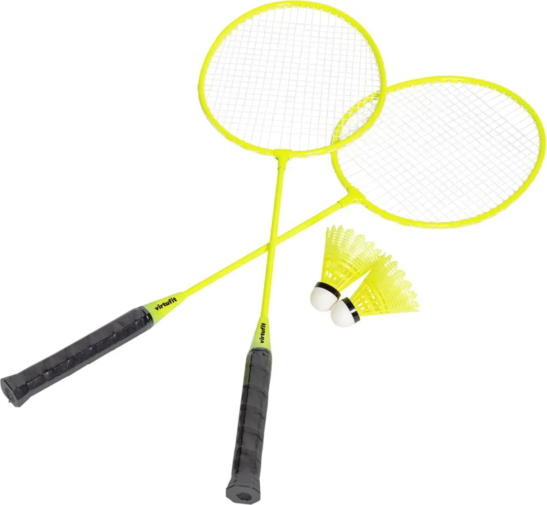 VirtuFit 2-in-1 Badminton/Tennis Set - Zwart - Compleet met koffer