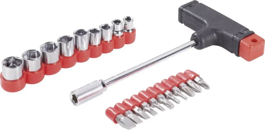 Brüder Mannesmann Bitschroevendraaier 1/4" 21-delig