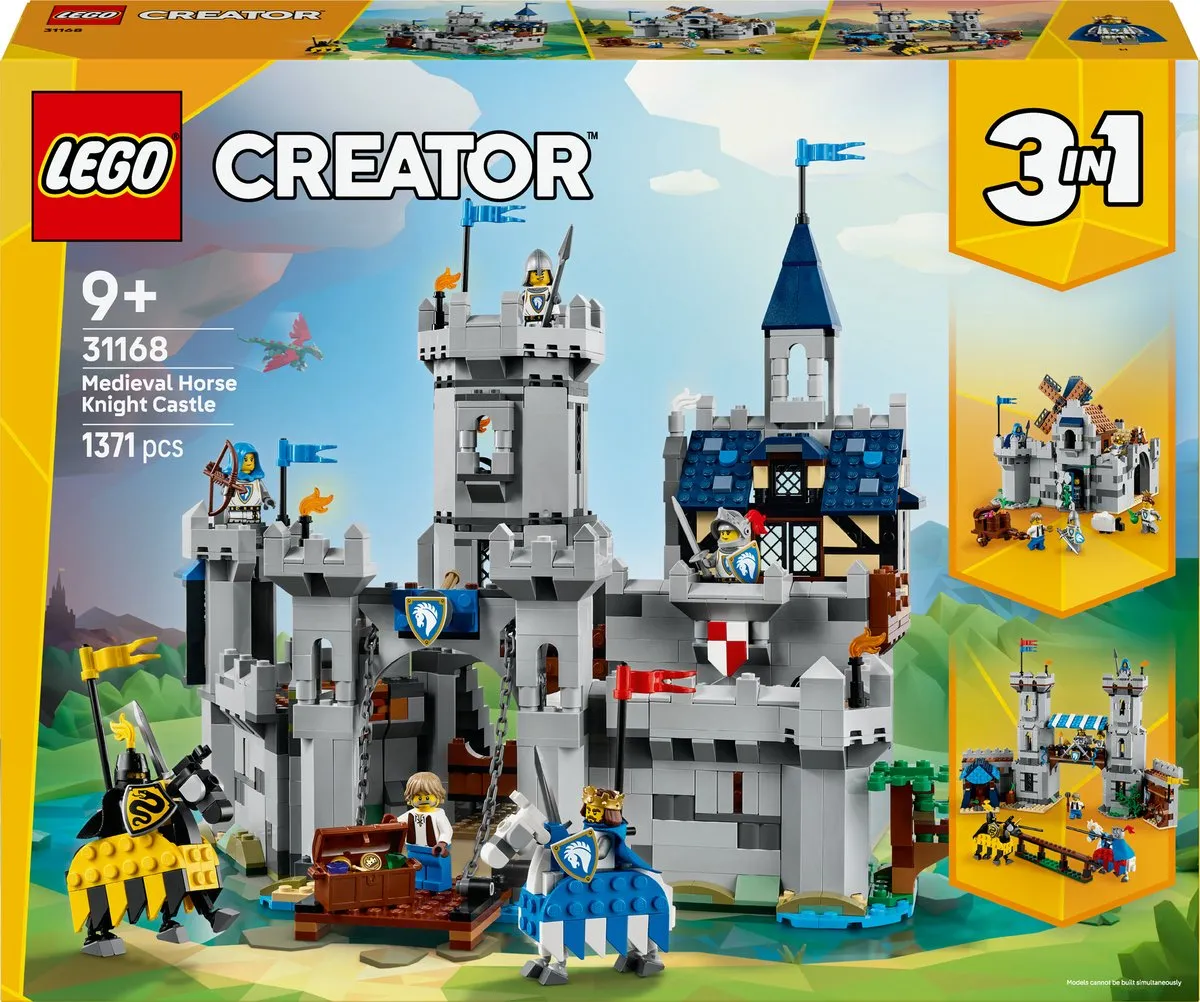 LEGO Creator 3in1 Middeleeuws Kasteel 31168 - 1371 Stukken - Multicolor