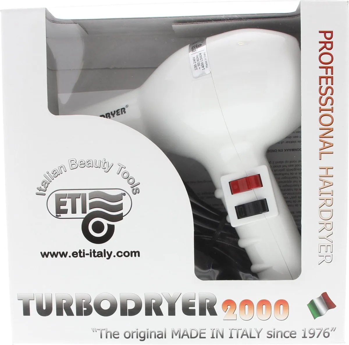 Wahl ETI Turbo - Föhn - Wit