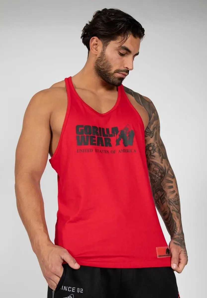 Gorilla Wear Classic Tank Top - Rood - XL