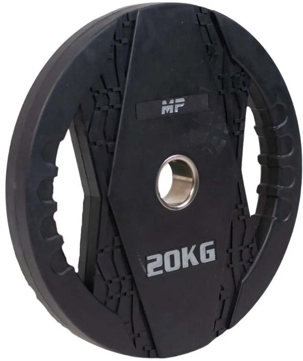 Muscle Power Olympische Halterschijf 20kg - Rubber - Ø40cm