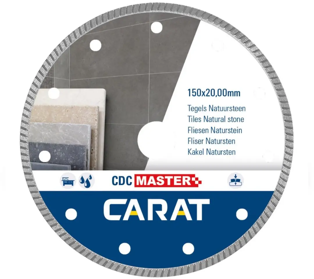 Carat Diamantzaag CDCM180300 Tegels/Natuursteen Ø180x22,23mm