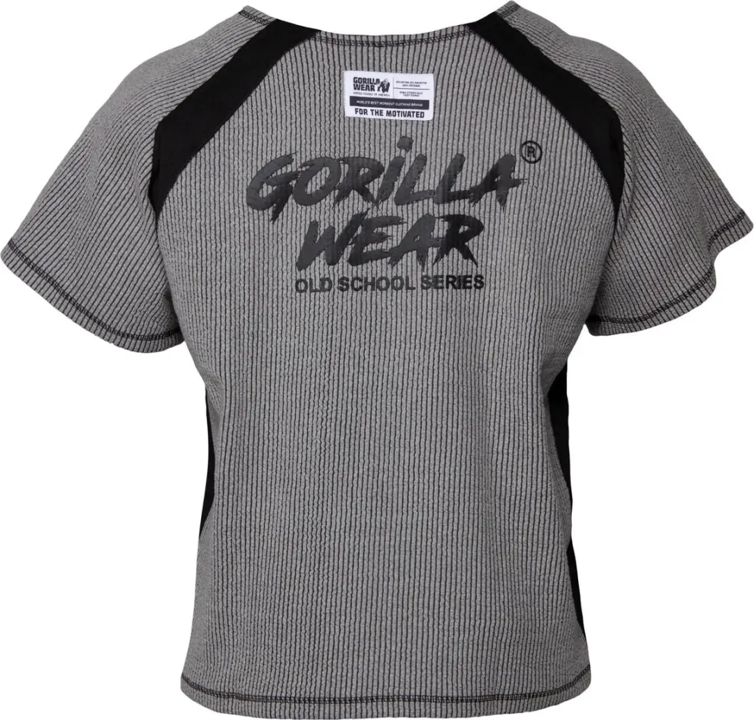 Gorilla Wear Augustine Old School Work Out Top 5XL - Grijs