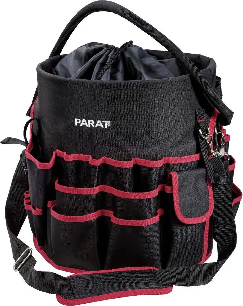 Parat BASIC Bucket 5990831991 Gereedschapstas 36x34x36cm - Zwart/Rood