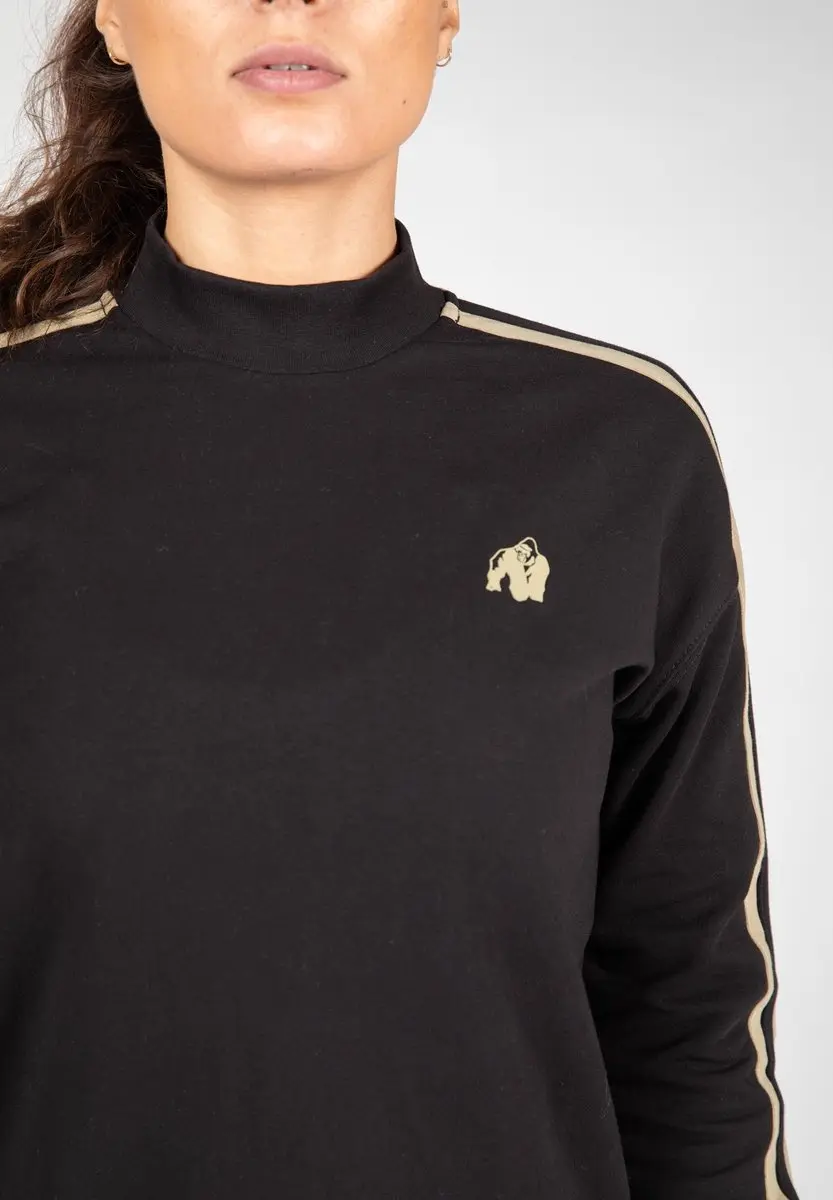 Gorilla Wear Isabella Sweatshirtjurk - Zwart - S