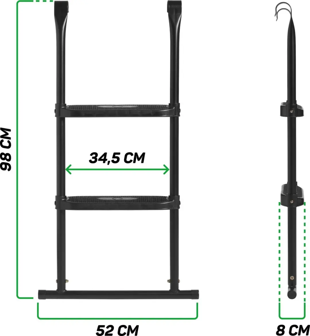 Salta Trampoline Ladder L - 98cm - 2 treden