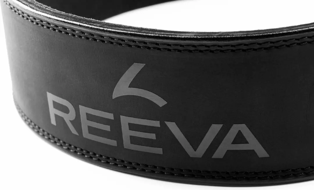 Reeva Powerlift Lifting Belt - Zwart Leder - Maat S