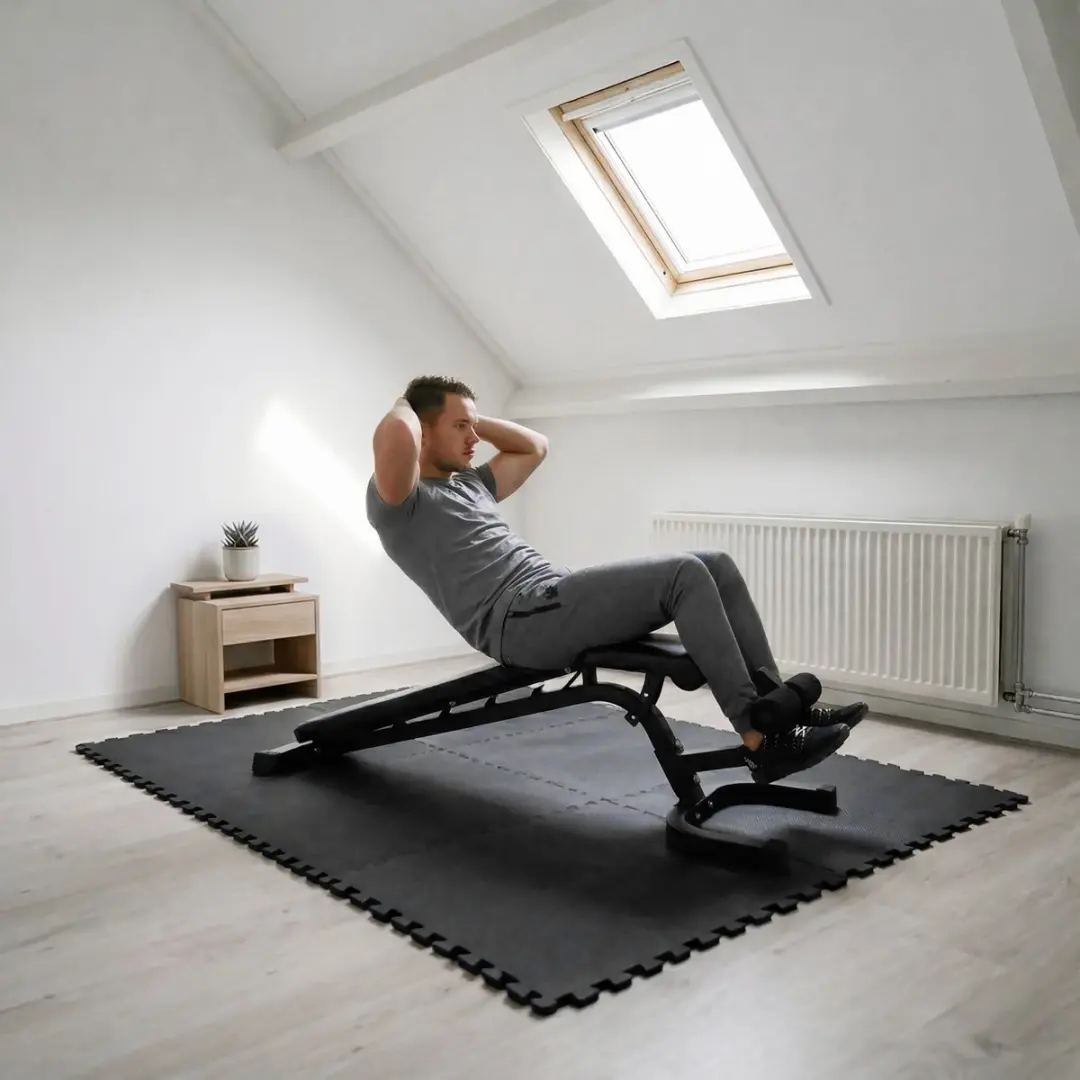 VirtuFit Verstelbare Fitnessbank Pro - Zwart