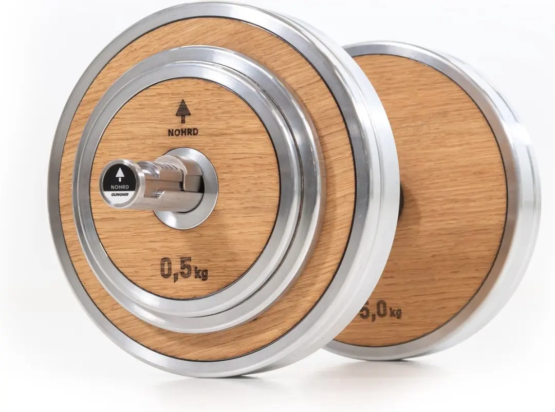 Nohrd Weight Plate Set 0,5 kg - Walnoot
