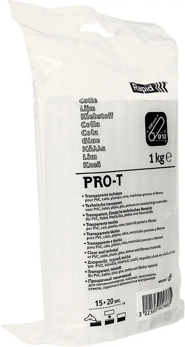 Rapid Universele Lijmpatronen 12mm - 1 kg