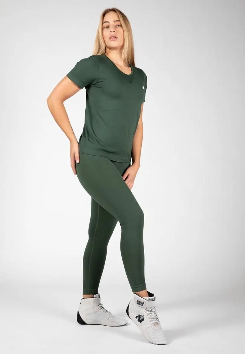 Gorilla Wear Neiro Seamless Legging Legergroen XS - afbeelding 6 van 6