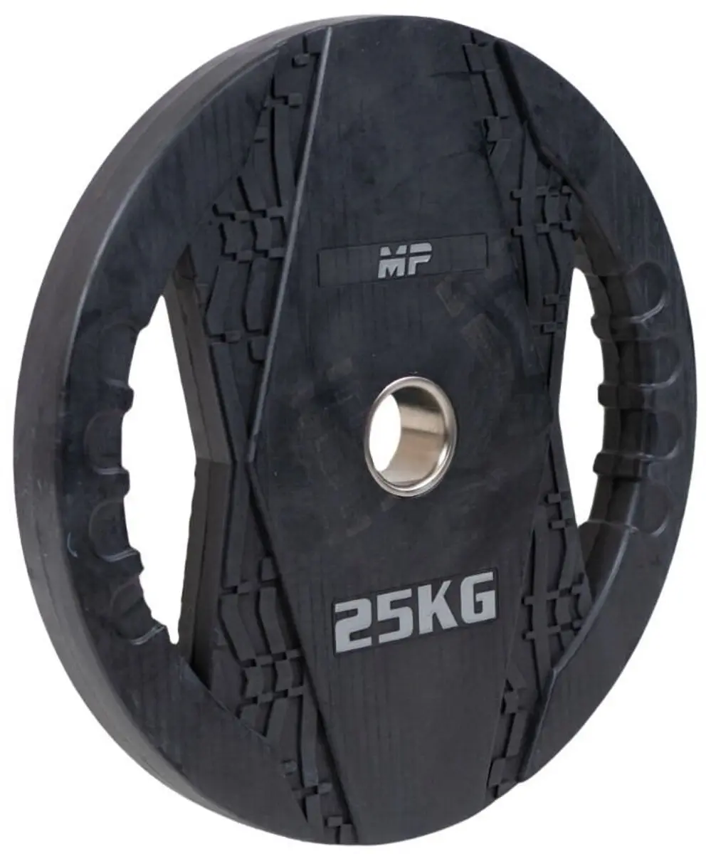 Muscle Power Halterschijf 25kg - Rubber - Ø43.7cm