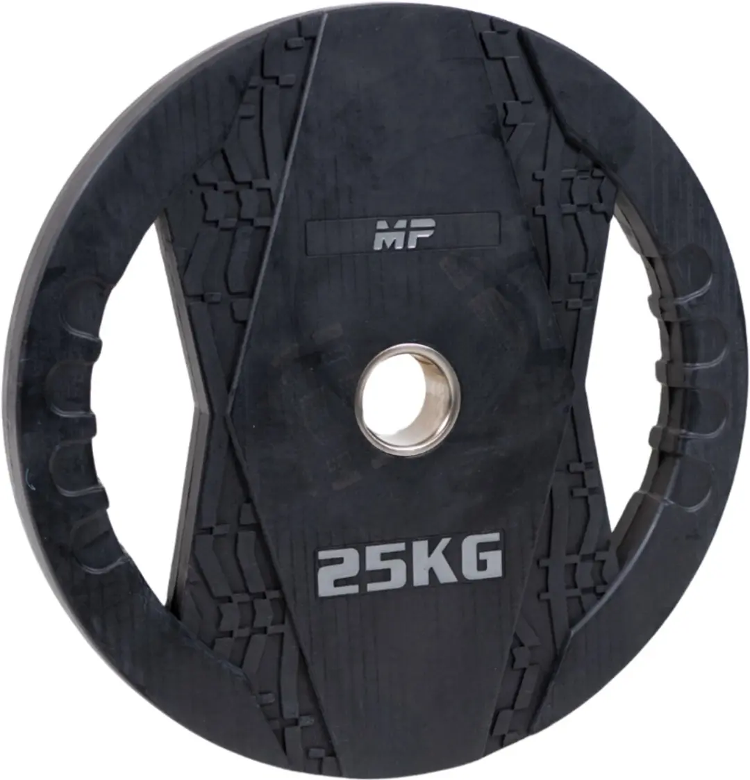 Muscle Power Halterschijf 25kg - Rubber - Ø43.7cm