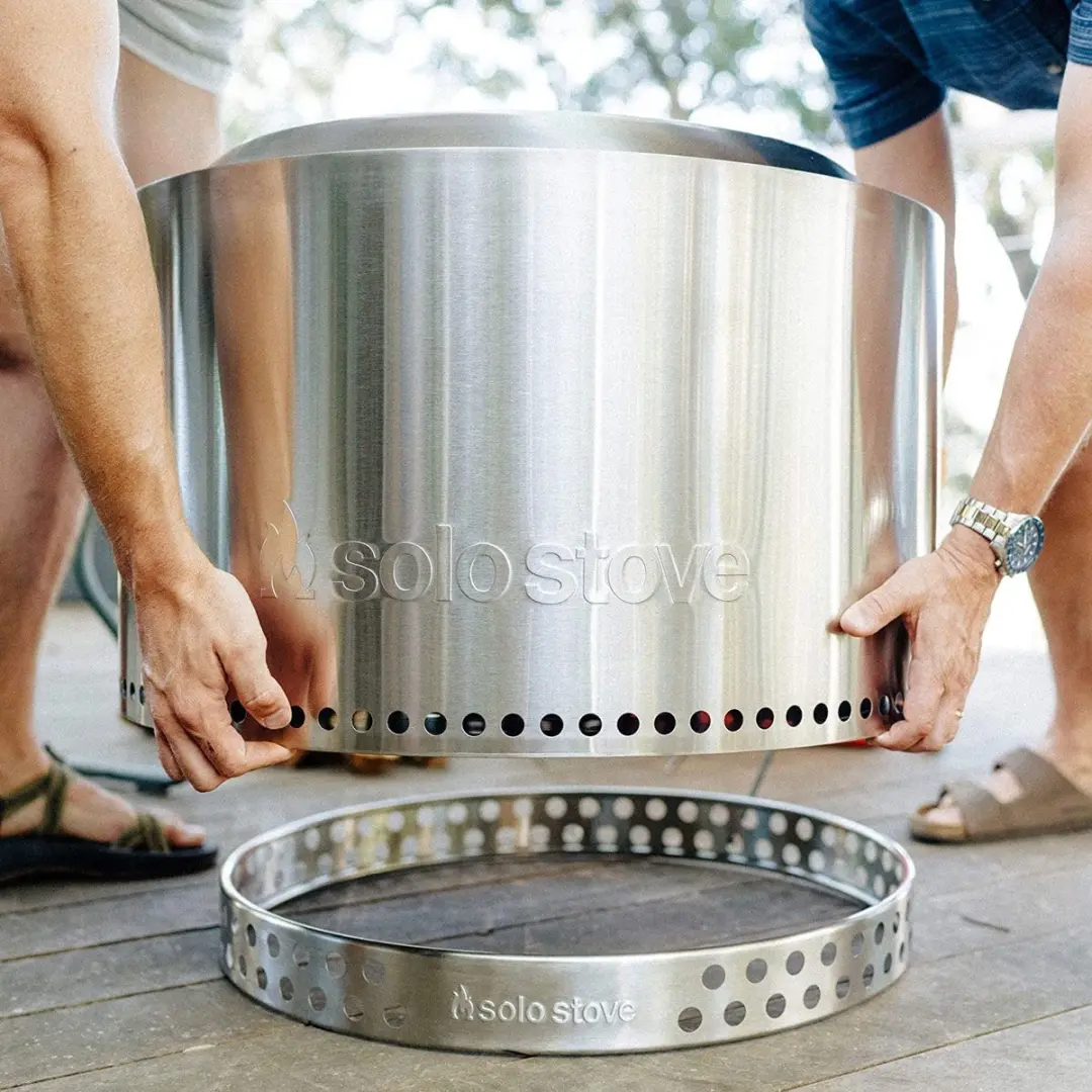 Solo Stove Yukon 2.0 Vuurkorf - 68,5x50,5cm - 18,3kg - Zilver