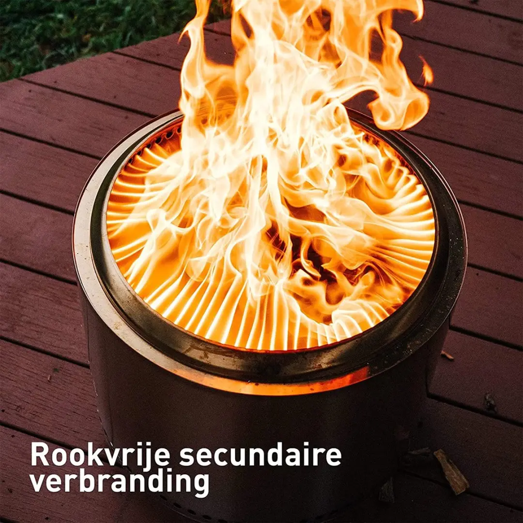 Solo Stove Yukon 2.0 Vuurkorf - 68,5x50,5cm - 18,3kg - Zilver