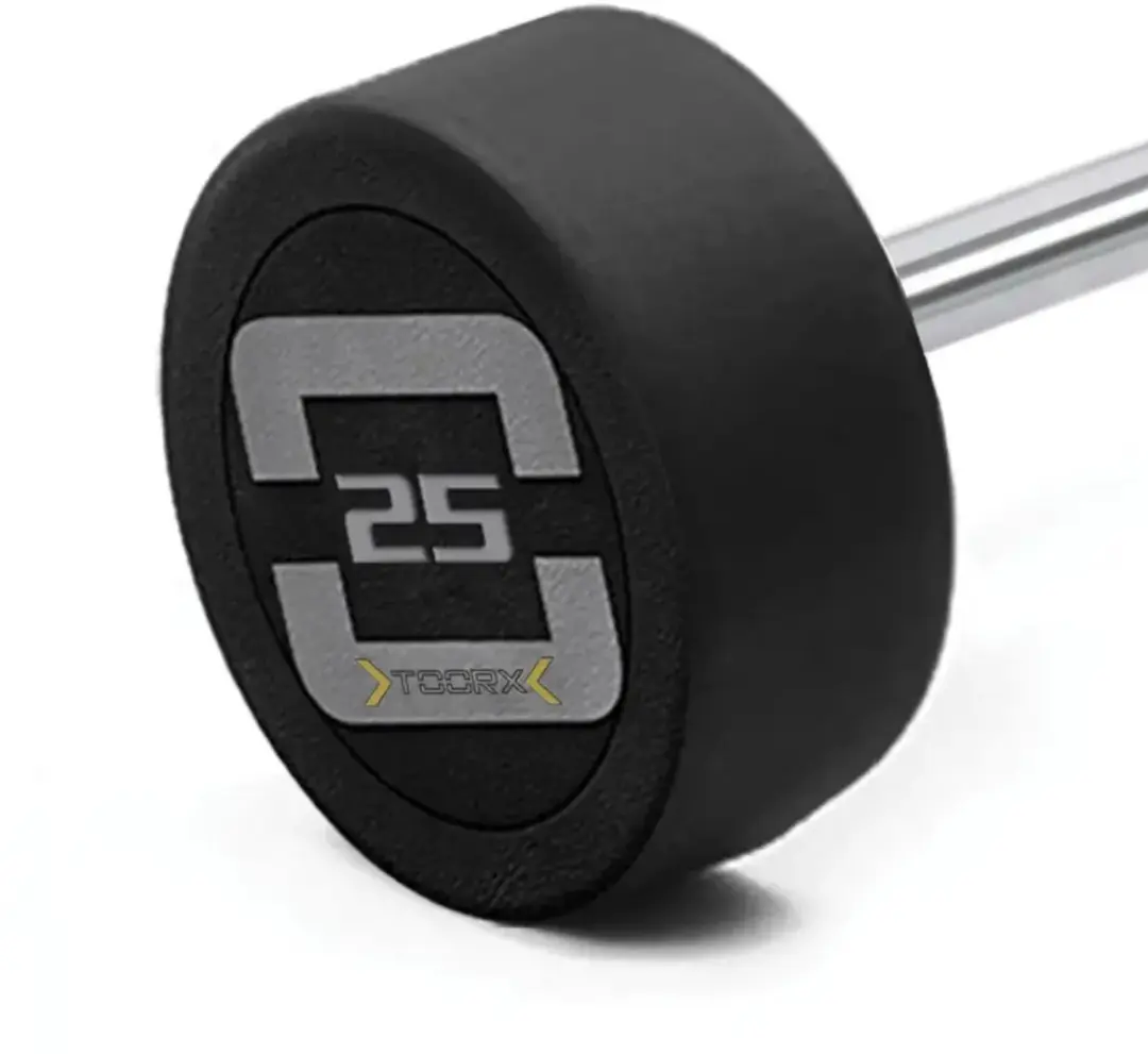Toorx PU Straight Bar Halterstang 20 kg - Zwart/Zilver