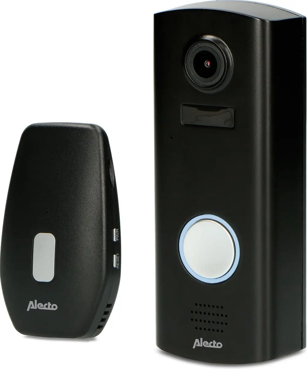 Alecto DVC600IP Video Deurbel - Zwart