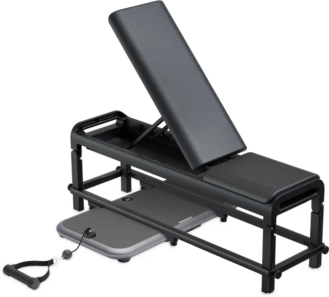 Flow Fitness DSG200i Smart Home Gym - 90 kg Digitaal Krachtstation - Zwart