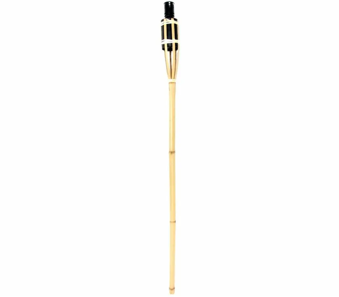 Esschert Design Bamboe Tuinfakkels 90cm - 3 Stuks - Zwart