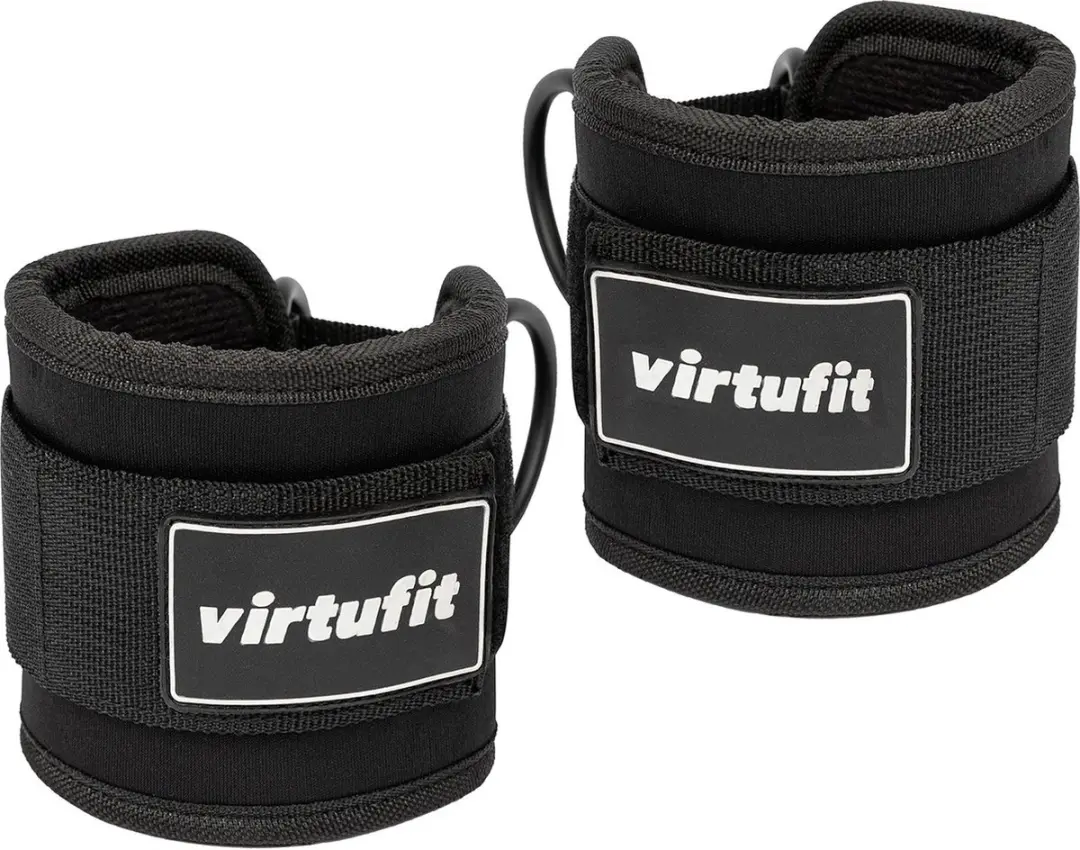 VirtuFit Nylon Enkel Strap Pro - Zwart
