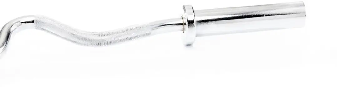 Muscle Power Olympische Super Curl Bar 5cm - Zilver