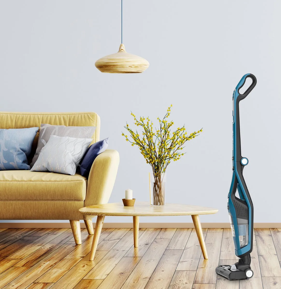 Rowenta RH6751WO Dual Force 2-in-1 Stofzuiger - Blauw - afbeelding 6 van 6
