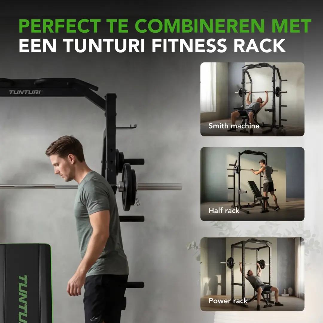 Tunturi UB40 Verstelbare Fitnessbank - Zwart