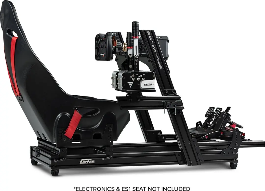 Next Level Racing GT Elite NLR-E023 Simulator Cockpit - Zwart - afbeelding 6 van 6