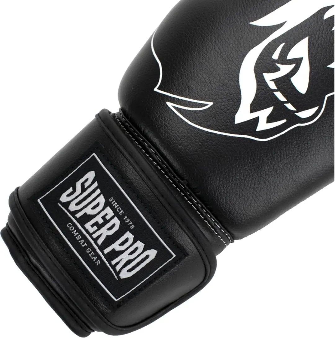 Super Pro Combat Gear Talent Bokshandschoenen 8oz - Zwart/Wit