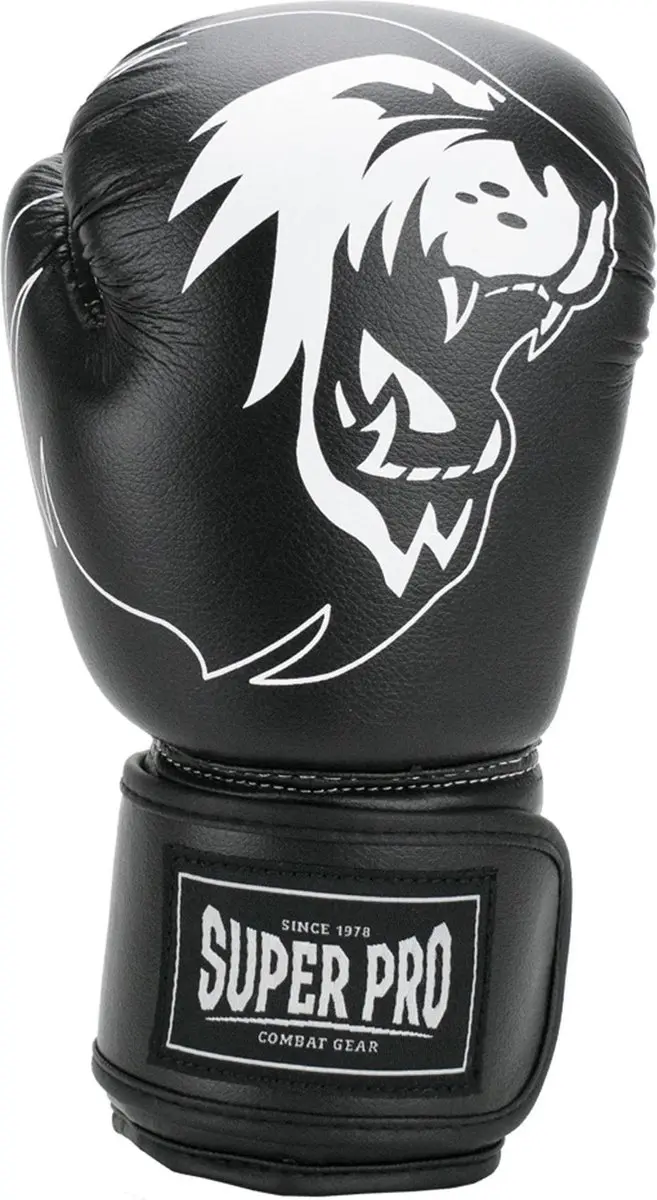 Super Pro Combat Gear Talent Bokshandschoenen 8oz - Zwart/Wit