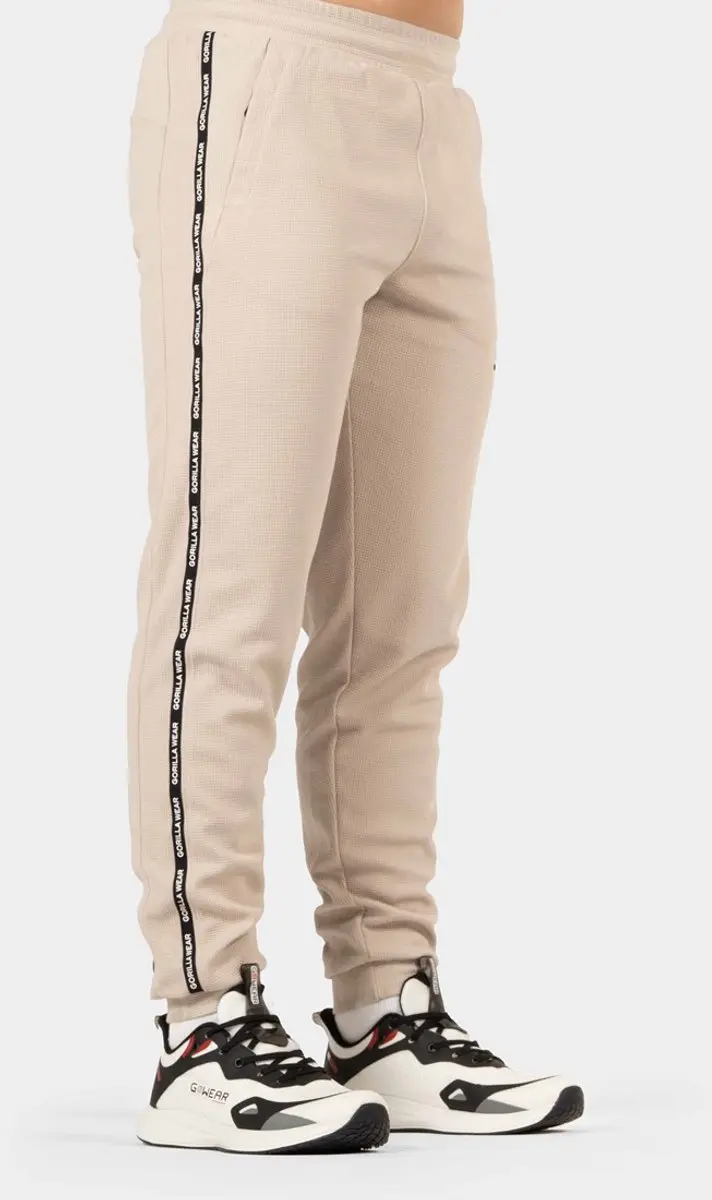 Gorilla Wear Harvey Trainingsbroek XL - Beige