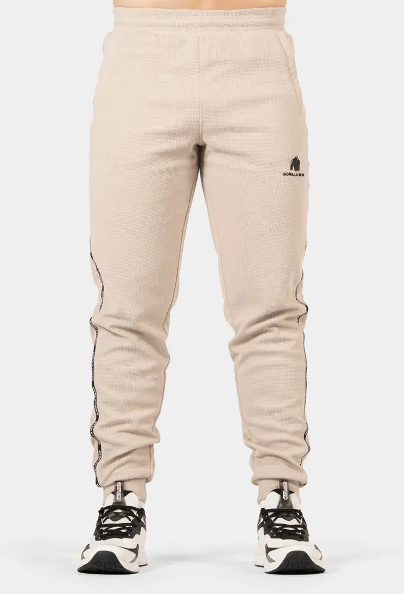 Gorilla Wear Harvey Trainingsbroek XL - Beige