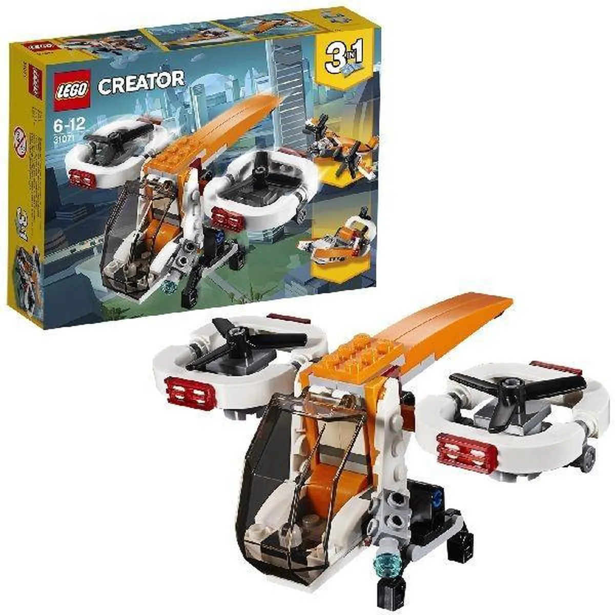 LEGO Creator Droneverkenner 31071 - 109 Stukken - Geel