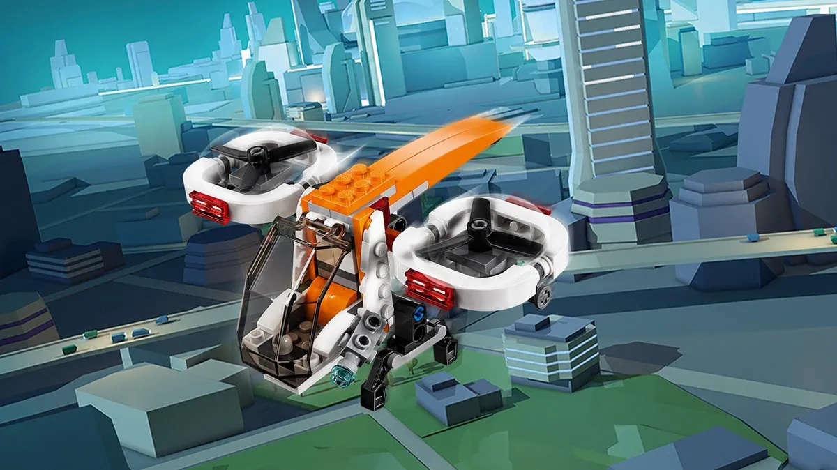 LEGO Creator Droneverkenner 31071 - 109 Stukken - Geel