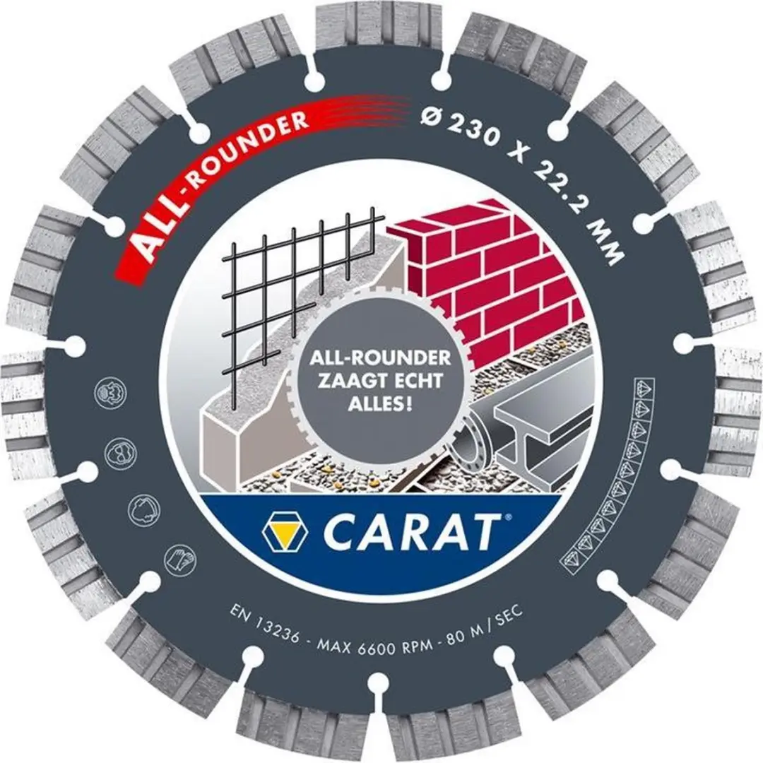 Carat ALL-ROUNDER MASTER CEB1253010 Diamantschijf 125x22,23mm