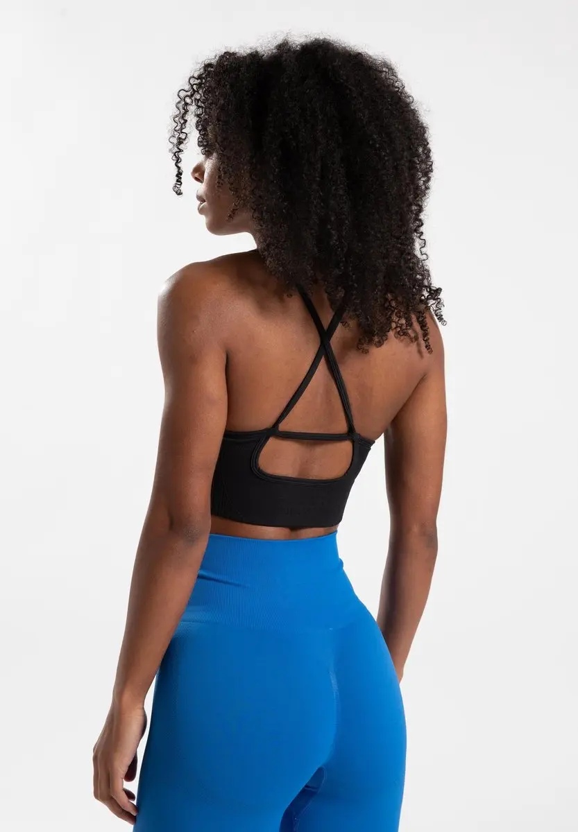 Gorilla Wear Olivia Seamless Sportbeha XS/S - Zwart