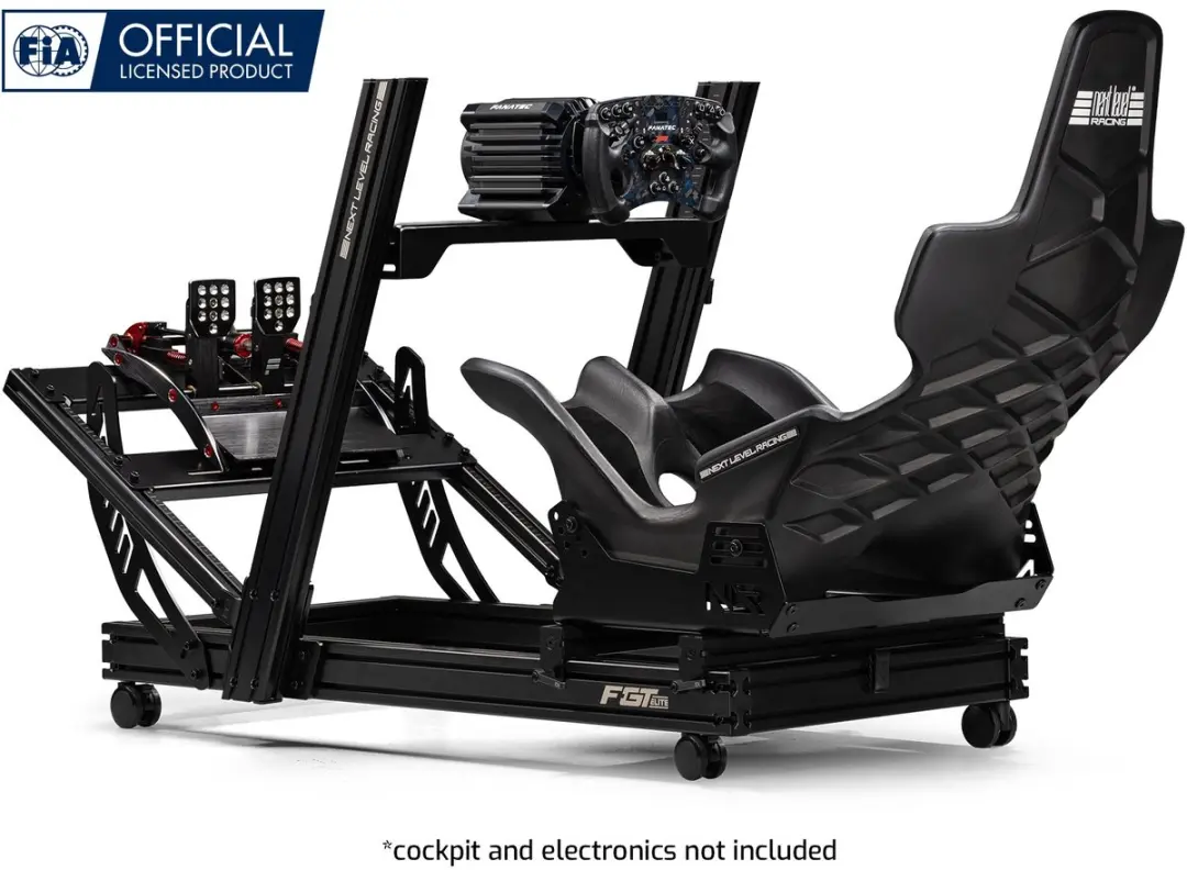 Next Level Racing EFS Elite Formula Sim Racing Stoel NLR-E061 - Zwart - afbeelding 6 van 6