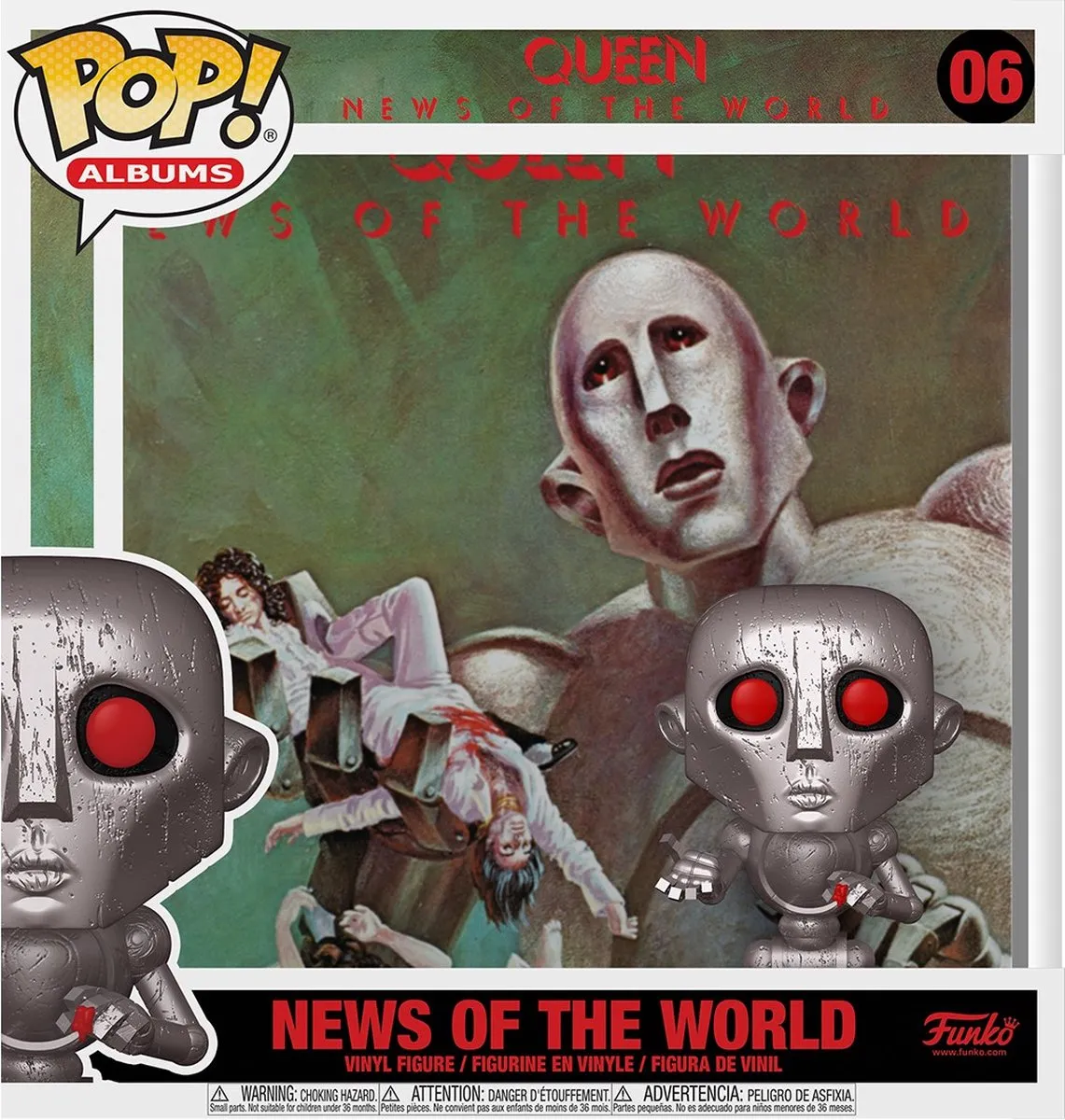 Funko POP! Albums News Of The World Verzamelfiguur - 9cm - Multicolours