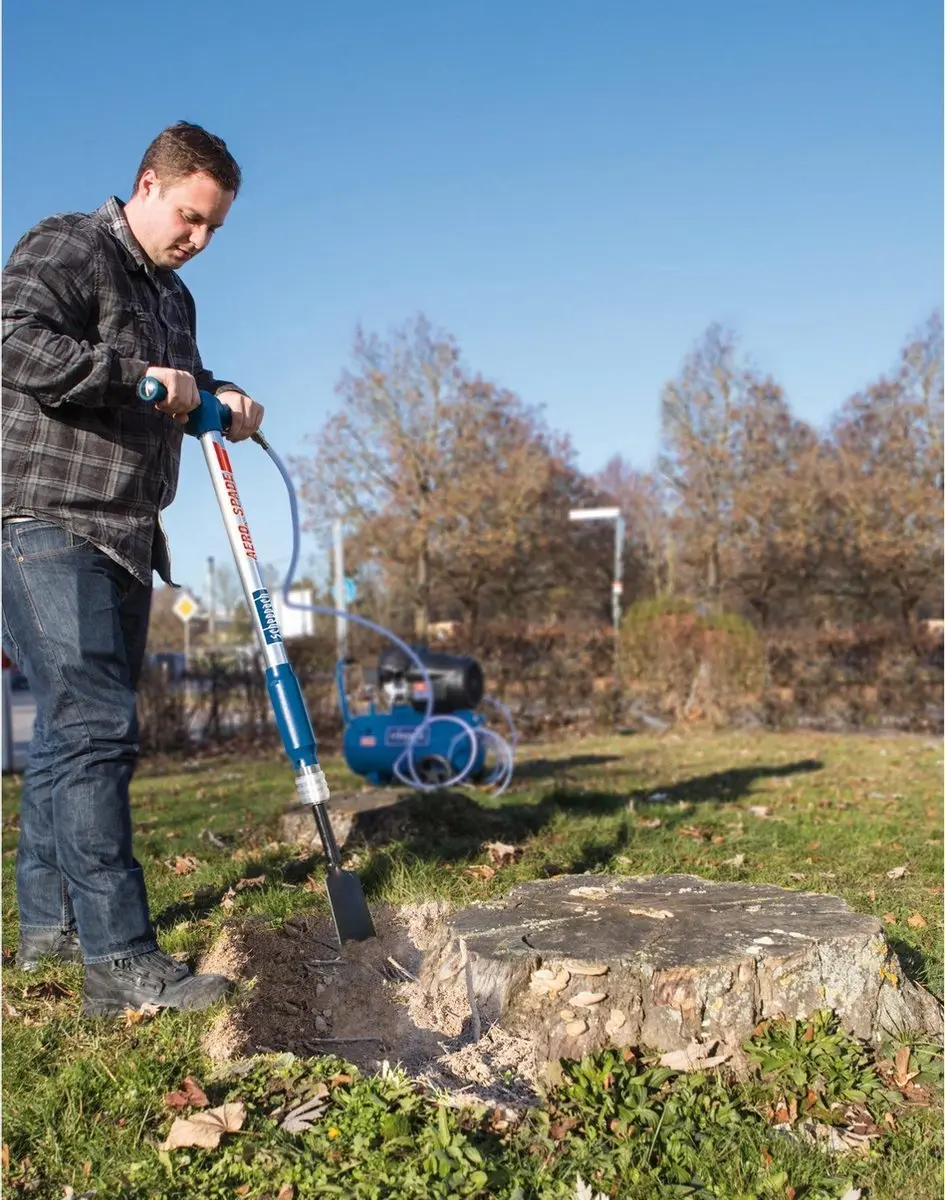 Scheppach Aero Spade 5-in-1 Persluchtspade - 5 Opzetstukken