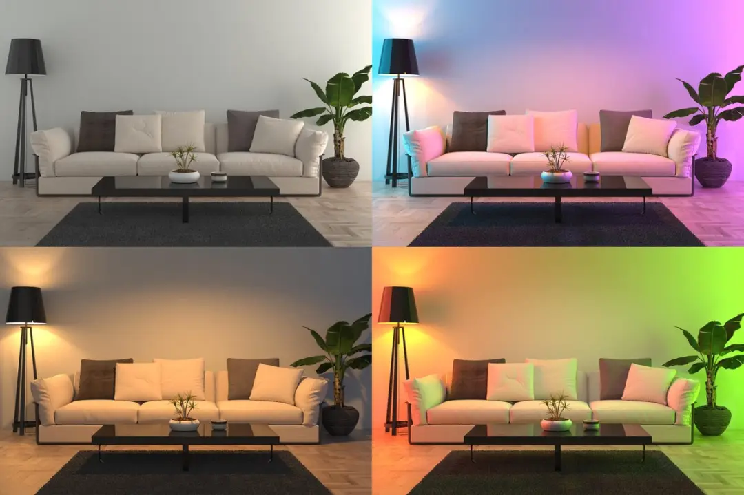 Alecto SMARTBULB10 Smart Wifi LED Kleurenlamp E27 9W - RGBW - afbeelding 6 van 6