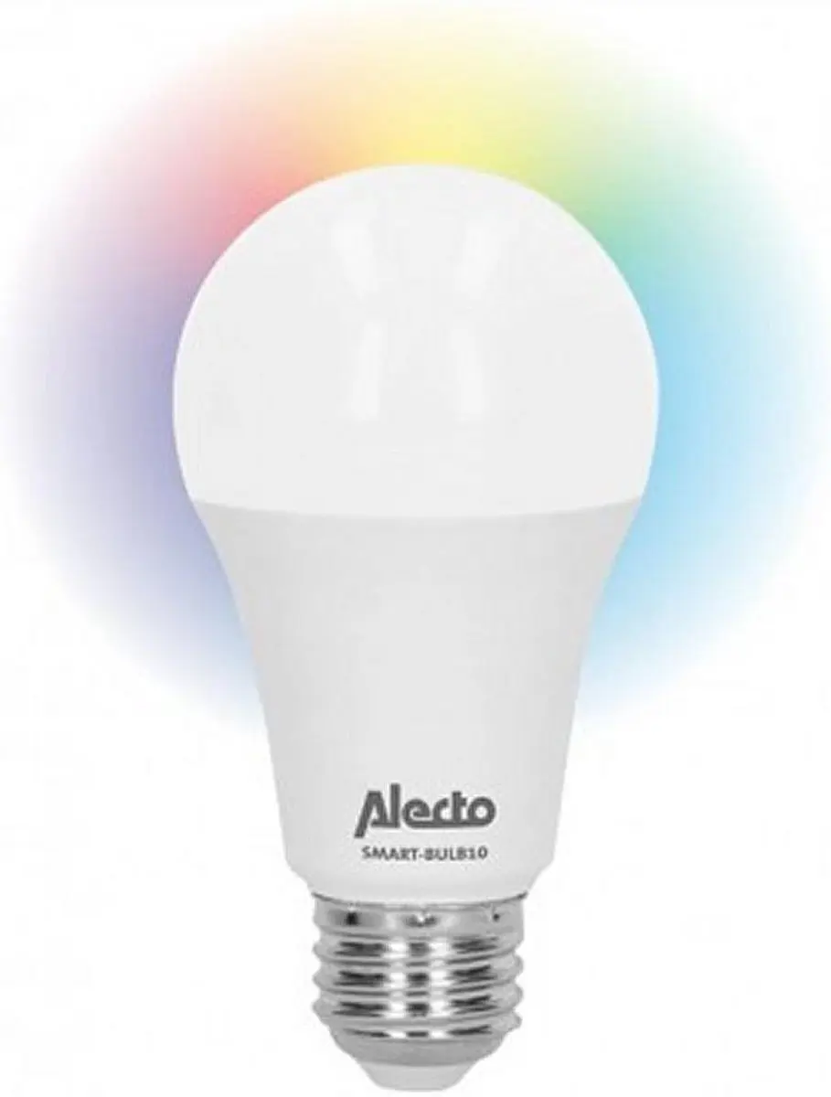 Alecto SMARTBULB10 Smart Wifi LED Kleurenlamp E27 9W - RGBW