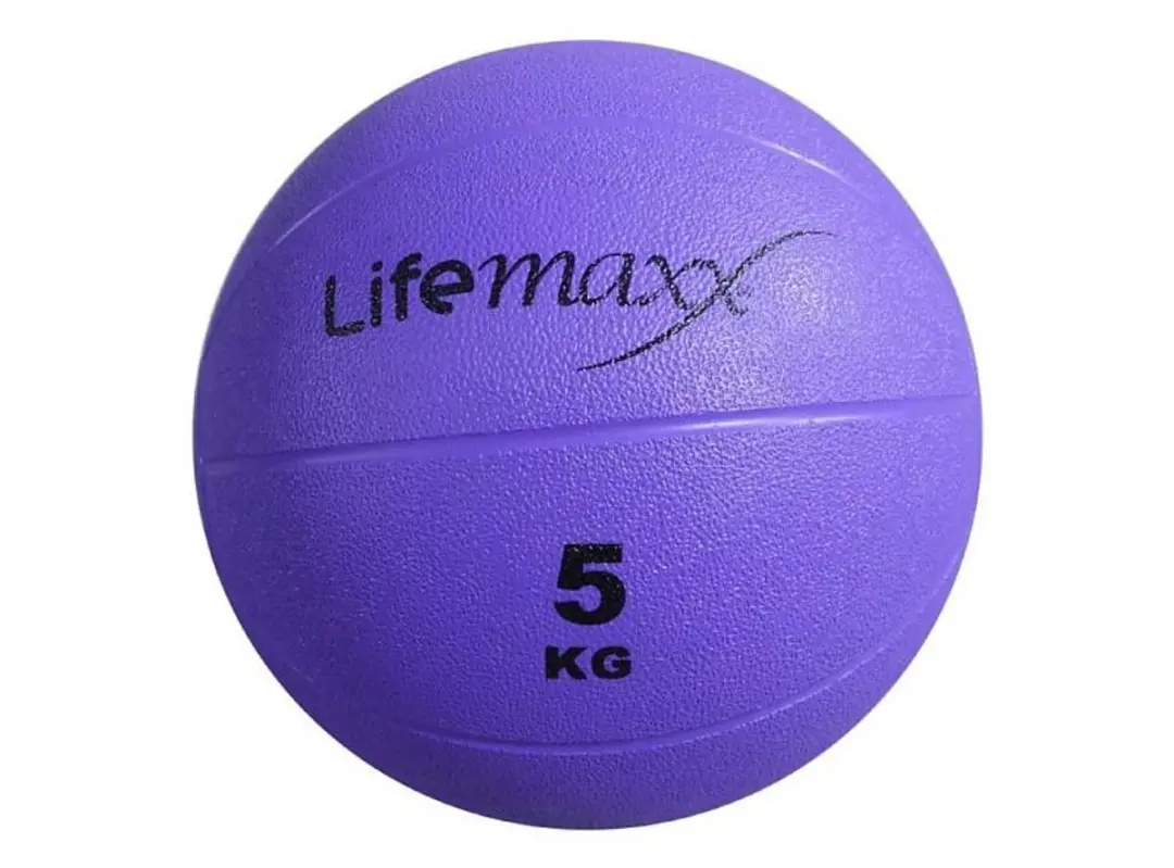 LifeMaxx Medicine Ball 5kg - Paars